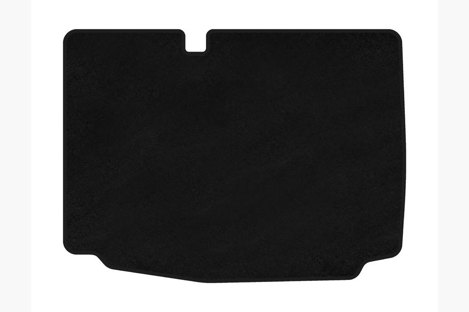 Volkswagen Polo 2010–2017 Premium textiele kofferbakmat (HB, 3/5-deurs, zwart) Foto 1