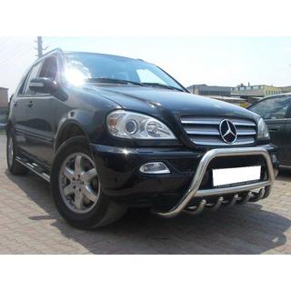 Bullbar (RVS) Mercedes ML W163 1997–2005 foto 2