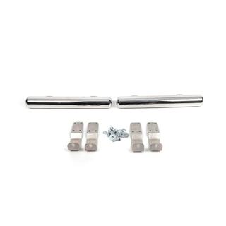 Zijbuizen achter het achterwiel (2 st., RVS) Mercedes Sprinter W901/902/903/904/905 1995–2006 foto 1