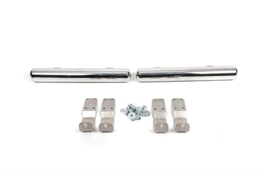 Mercedes Sprinter W901/902/903/904/905 1995–2006 Zijbuizen achter het achterwiel (2 st., RVS) Image