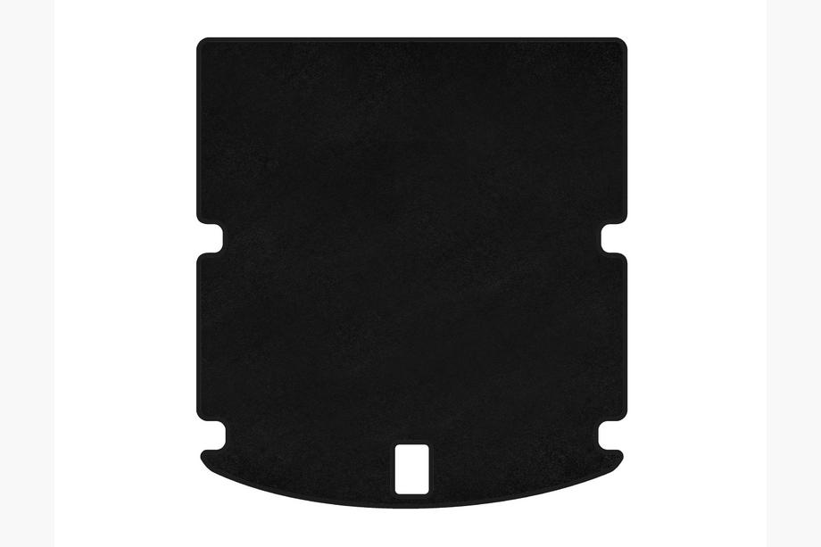 Audi A4 B9 2015–2024 Premium textiele kofferbakmat (Sedan, Zwart) Image