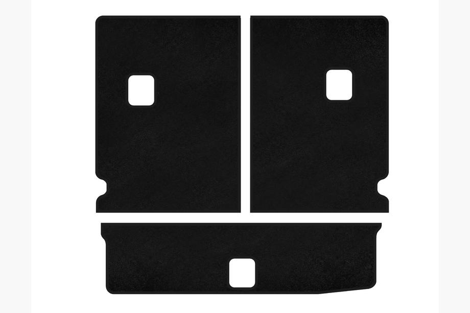 Chevrolet Orlando 2010–2018 Textiele kofferbakmat Premium V-1 (Zwart) Image