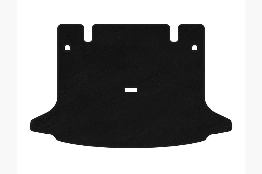 Dacia Logan I 2005–2008 Premium textiele bagageruimtemat (SW, 7-zits, zwart) Image
