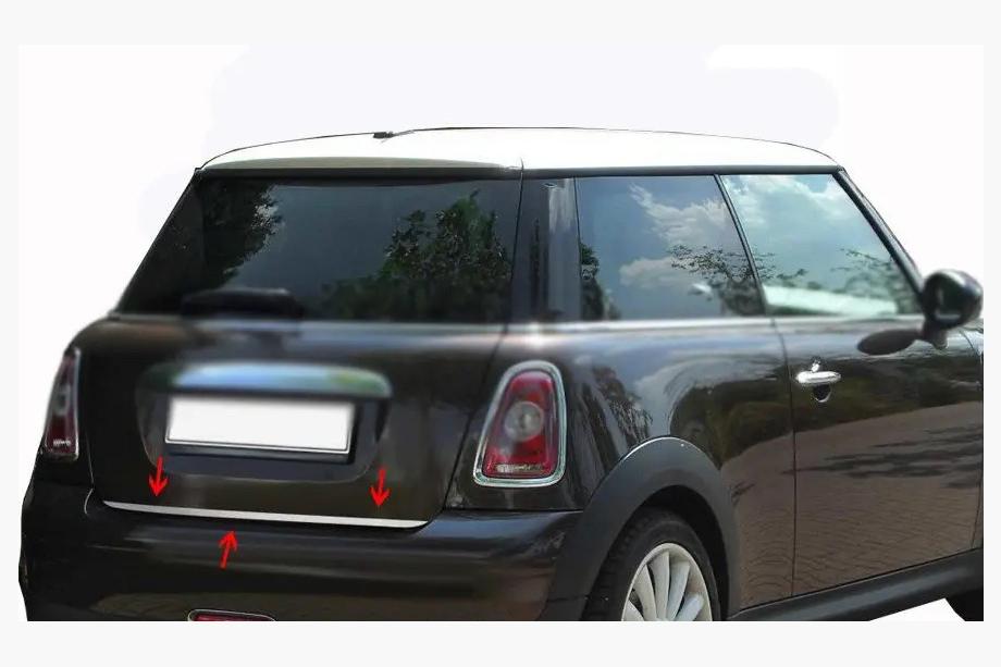 Mini Clubman R55/R56 2007–2014 Kofferbakrand R56 (rvs) Image