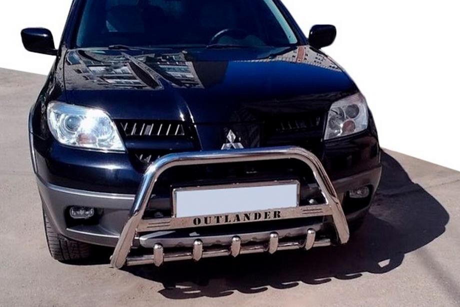 Mitsubishi Outlander 2001–2006 Bullbar WT004 (RVS) Image