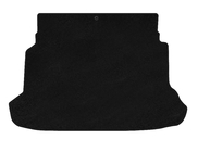 Kia Cerato 2 2010–2013 Premium textiele kofferbakmat (Coupé, Zwart) foto 1