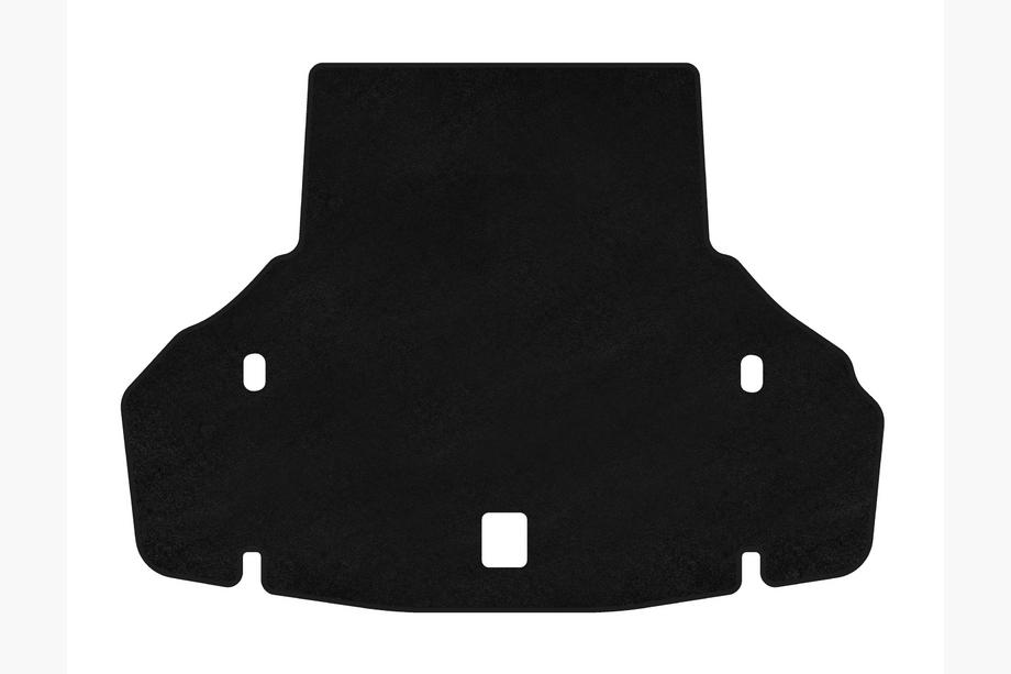Lexus LS 2007–2017 Textielen kofferbakmat Premium (2007-2009, SD, Geen vierwielaandrijving, USA, Zwart) Image