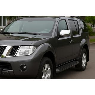 RVS spiegelkappen (2 stuks) Nissan Pathfinder R51 2005–2014 foto 1