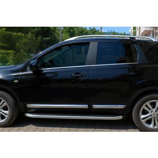 OmsaLine deurlijsten (set van 4, RVS) Nissan Qashqai 2010–2014 foto 1