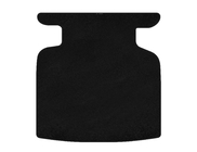 Toyota Avensis 2003–2009 Premium stoffen kofferbakmat (SD, Zwart) foto 1