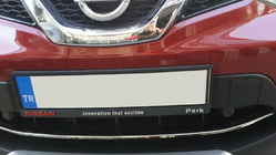 Nissan Qashqai 2014–2021 RVS beschermlijst voor voorbumper (2014-2017) foto 5