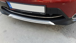 Nissan Qashqai 2014–2021 RVS beschermlijst voor voorbumper (2014-2017) foto 4