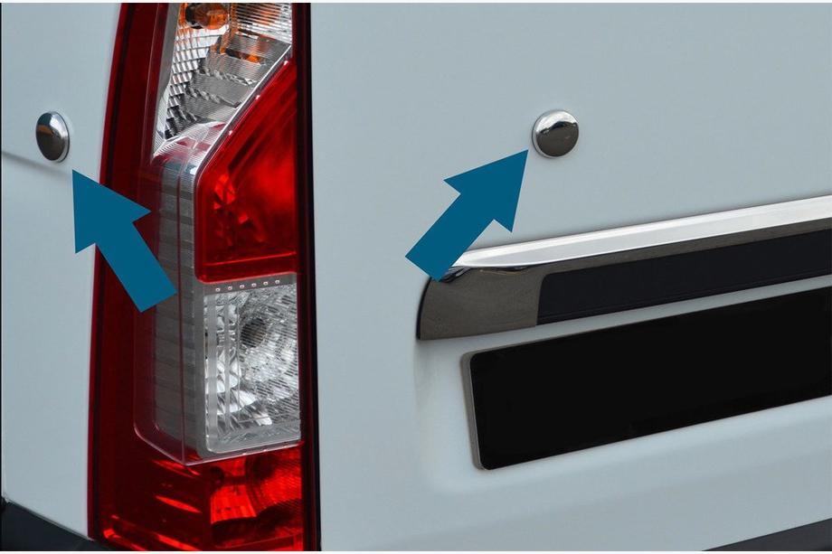 Renault Master 2011–2023 Afdekdopjes (4 st., RVS) Image
