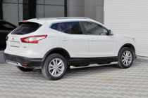 Nissan Qashqai 2014–2021 RVS sidebars (2014-2017, set 2 stuks) foto 1