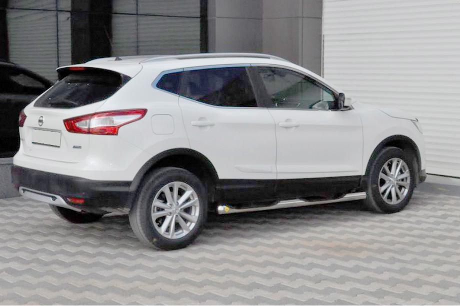 Nissan Qashqai 2014–2021 RVS sidebars (2014-2017, set 2 stuks) Image