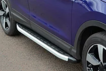 Nissan Qashqai 2014–2021 Fullmond side steps (set van 2, aluminium) foto 2