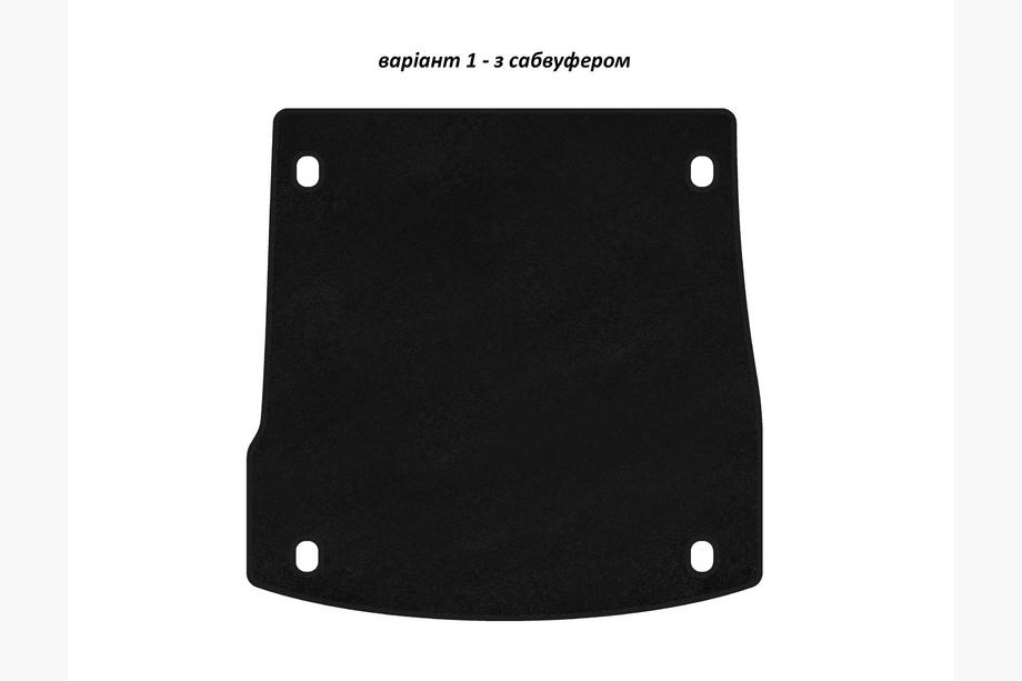 Alfa Romeo Stelvio 2016– Textiele kofferbakmat Classic V-1 (met subwoofer, zwart) Image