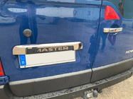 Opel Movano 2010–2021 RVS sierstrip boven kentekenplaat foto 1