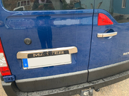 Opel Movano 2010–2021 RVS sierstrip boven kentekenplaat foto 2
