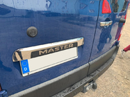 Opel Movano 2010–2021 RVS sierstrip boven kentekenplaat foto 3
