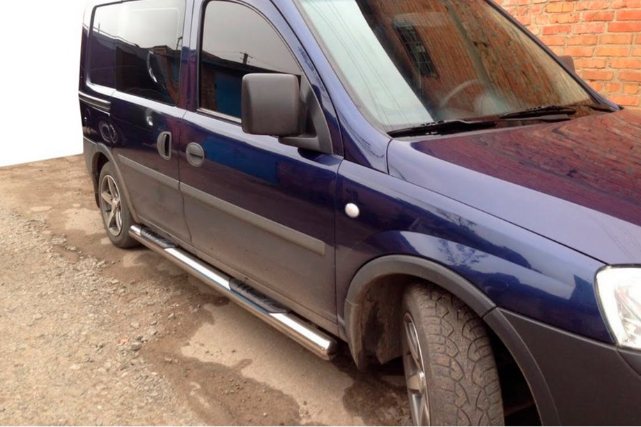 Opel Combo 2002–2012 Sidebars (2 stuks, RVS) Image