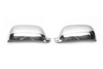 Volkswagen Touareg 2002–2010 Chromen spiegelkappen 2003-2007 (2 stuks, RVS) OmsaLine - Italiaans roestvrij staal foto 4