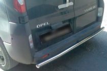 Opel Vivaro 2001–2015 Achterbeschermbeugel AK002 (RVS) foto 2