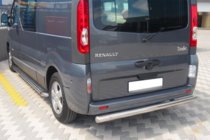 Renault Trafic 2001–2015 Achterbeschermbeugel AK002 (RVS) foto 1
