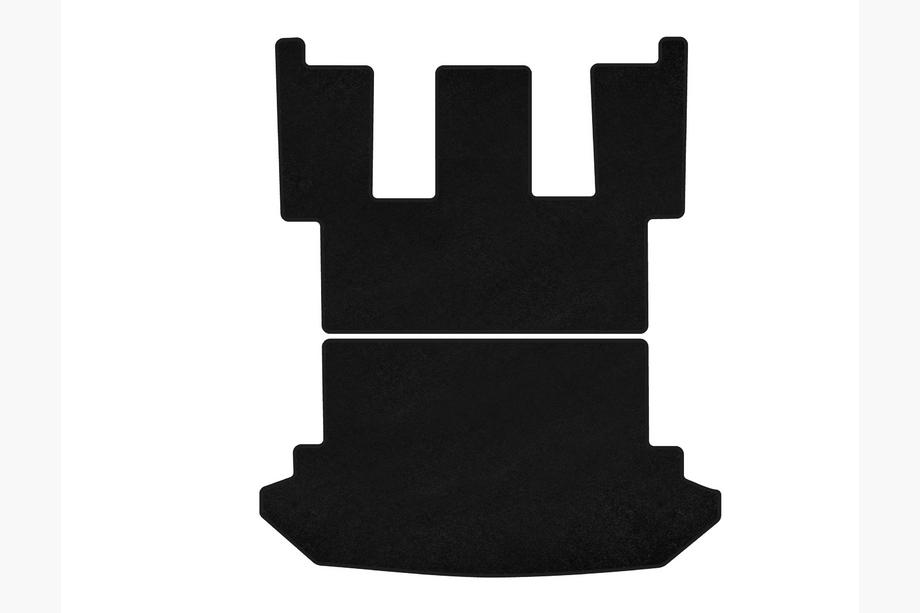 Peugeot 807 2002–2014 Textiele kofferbakmat Classic (Zwart) Image