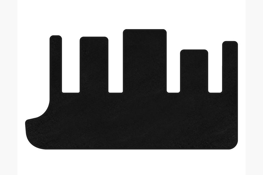 Chrysler Voyager 2001–2007 Textiele kofferbakmat Classic (voor Grand Voyager, zwart) Foto 1