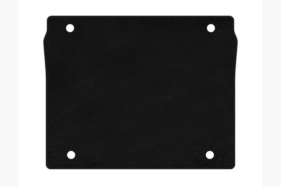 Fiat Doblo II 2010–2022 Textiele kofferbakmat Classic (5-zits/korte wielbasis, zwart) Image