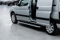 Peugeot Partner 1996–2008 Side steps Fullmond (2 stuks, aluminium) foto 1