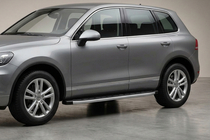 Porsche Cayenne 2003–2010 Fullmond side steps (set van 2, aluminium) foto 1