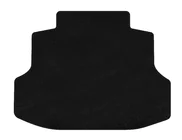 Honda Civic Sedan VII 2001–2006 Textiele kofferbakmat Classic (SD, Zwart) foto 1