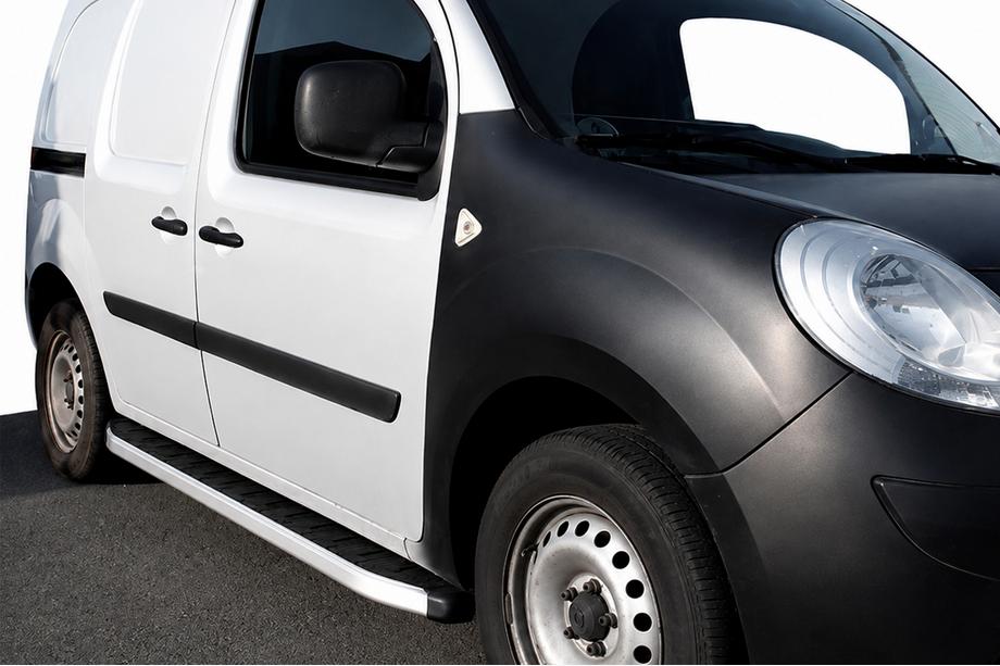 Renault Kangoo 1998–2008 Fullmond side steps (set van 2, aluminium) Image