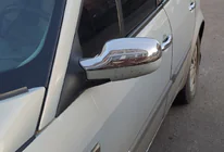 Renault Megane II 2004–2009 Spiegelkappen (2 stuks, RVS) foto 1