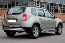 Renault Duster 2008–2017 Rechte achterbeugel (RVS) foto 2