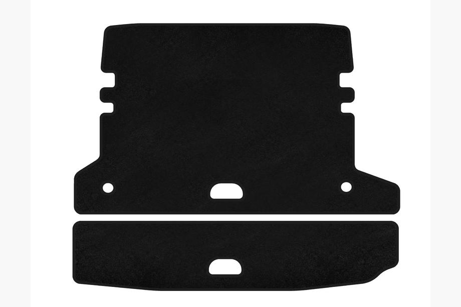 BMW 3 Serie F30/F31 2012–2019 Textiele kofferbakmat Classic V-2 (voor F-31, Zwart) Image