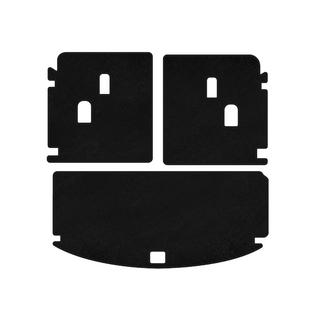 Textiele kofferbakmat Classic V-2 (Zwart)