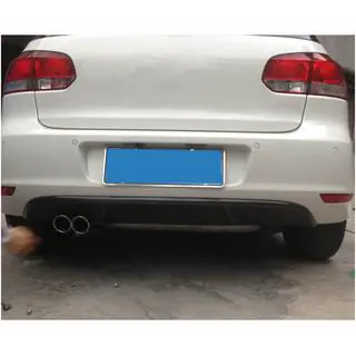 Achterbumper diffuser V1 (voor Base HB 2010-2013, carbon) Volkswagen Golf 6 2008–2014 foto 2