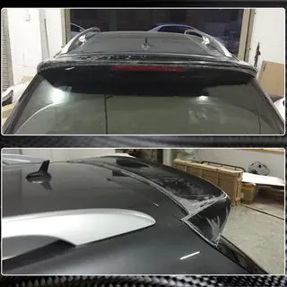 Spoiler (voor Base SW 2010-2014, carbon) Volkswagen Golf 6 2008–2014 foto 3