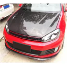 Volkswagen Golf 6 2008–2014 Frontsplitter (front bumper lip) Lip V1 (voor GTI HB 2010-2013, carbon) foto 2