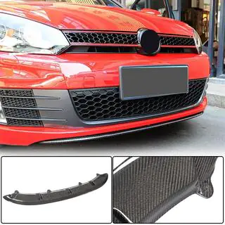 Voorbumper lip Lip V3 (voor GTI HB 2010-2013, carbon) Volkswagen Golf 6 2008–2014 foto 1