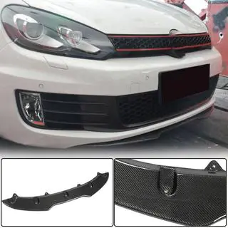 Frontsplitter Lip V4 (voor GTI HB 2010-2013, carbon) Volkswagen Golf 6 2008–2014 foto 1