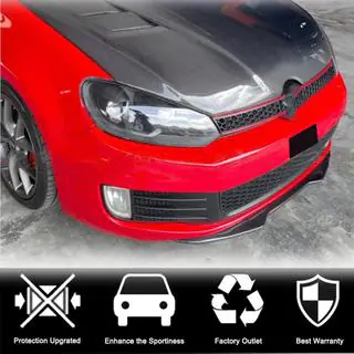 Frontsplitter Lip V4 (voor GTI HB 2010-2013, carbon) Volkswagen Golf 6 2008–2014 foto 2
