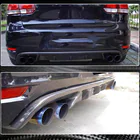 Volkswagen Golf 6 2008–2014 Achterbumper diffuser V1 (voor GTI HB 2010-2013, carbon) foto 2