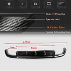 Volkswagen Golf 6 2008–2014 Achterbumper diffuser V1 (voor GTI HB 2010-2013, carbon) foto 4