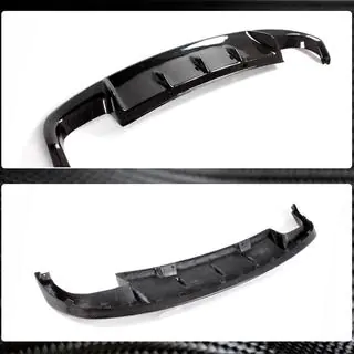 Achterbumper diffuser V1 (voor GTI HB 2010-2013, carbon) Volkswagen Golf 6 2008–2014 foto 3