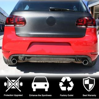 Achterbumperdiffuser V2 (voor GTI HB 2010-2013, carbon) foto 2