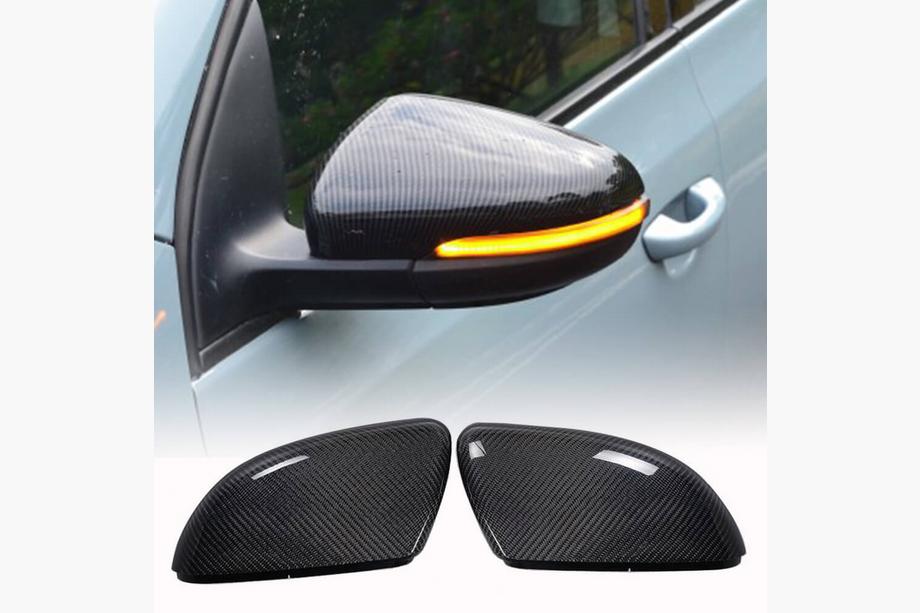 Volkswagen Golf 6 2008–2014 Carbon spiegelkappen (voor HB 2010-2013, Carbon) Image